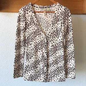 Cheetah-print Cardigan by Eyeshadow